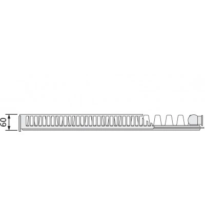 EVRA Compact С11 300x1100 стальной панельный радиатор с боковым подключением EVRA Compact С11 300x1100 стальной панельный радиатор с боковым подключением