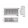 EVRA Compact С33 300x2000 стальной панельный радиатор с боковым подключением EVRA Compact С33 300x2000 стальной панельный радиатор с боковым подключением