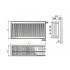 EVRA Compact С33 400x2000 стальной панельный радиатор с боковым подключением EVRA Compact С33 400x2000 стальной панельный радиатор с боковым подключением