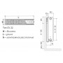 EVRA Ventil Compact CV22 600x900 стальной панельный радиатор с нижним подключением EVRA Ventil Compact CV22 600x900 стальной панельный радиатор с нижним подключением